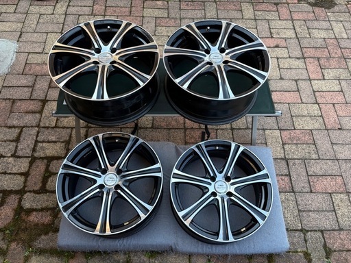 【取引中】TRD Sportivo 4本セット　7J-17インチ オフセット+47 PCD100 4H 中古　そこそこ綺麗