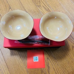 新品　漆椀　広晴 ペア スプーン　セットの画像