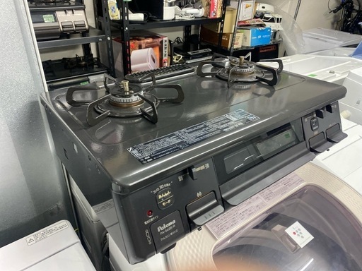 配送可能　保証付き 2021年製 プロパンガス用 PA-S42B-1R  水なし片面焼グリル ガスグリル付コンロ 右強火力