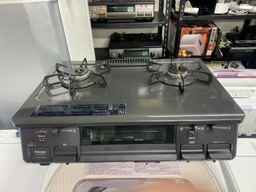 配送可能　保証付き 2021年製 プロパンガス用 PA-S42B-1R  水なし片面焼グリル ガスグリル付コンロ 右強火力