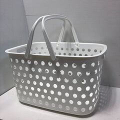 ☆ニトリ ランドリーバスケット 23L ホワイト 幅42×奥行3...