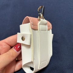 ★新品未使用　ゴルフ ボールケース　ホワイトピンクケース①の画像
