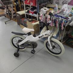 J089 ★小キズ使用感★キッズ自転車(補助輪仕様)★Ravi★16インチの画像