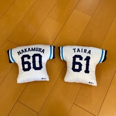 埼玉西武ライオンズ ★ ユニフォーム型クッションセット　希少の画像