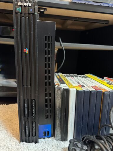 PlayStation 2／リモコン／コントローラー／ソフト多数／メモリーカード