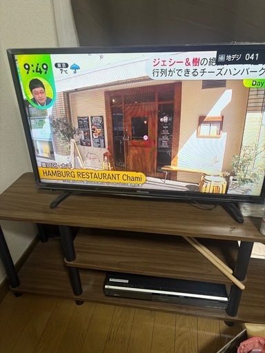 テレビ+ブルーレイレコーダー+テレビ台