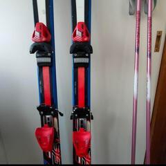 カービングスキー板　ストック　セット　150cm ジュニア子供用　高学年の画像