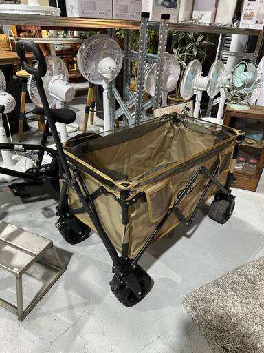 【Lysin ライシン】2WAY アウトドアワゴン 折りたたみ キャリーカート キャリー レジャー 耐荷重124kg 120L-230L