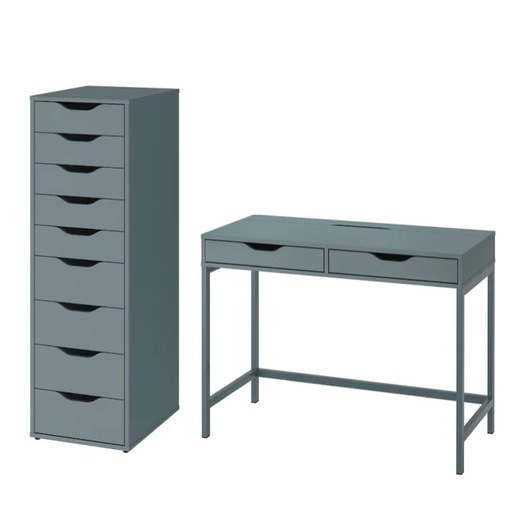 【最終値下げ】【美品】机•収納ユニットIKEA