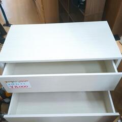 ニトリ 4段チェスト Nクリック 幅79cm 奥行40cm高さ90㎝ ホワイト【浜村鹿野温泉ICから3分 買取本舗、 宮本リサイクル 営業時間9～19時 定休日水曜のみ←連絡できませんm(_ _)m】の画像