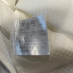 【受渡予定者決定済】メンズ　AOKI ワイシャツ　半袖　白シャツ　ハンガー付の画像