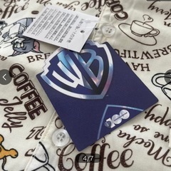 かりゆしウェア　人気柄　新品　トムとジェリー　コーヒーの画像