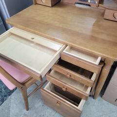 カリモク　学習机　学習デスク　中古　リサイクルショップ宮崎屋住吉店25.4.1の画像