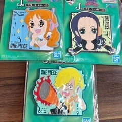 ワンピース 一番くじ ラバーコースター3セット