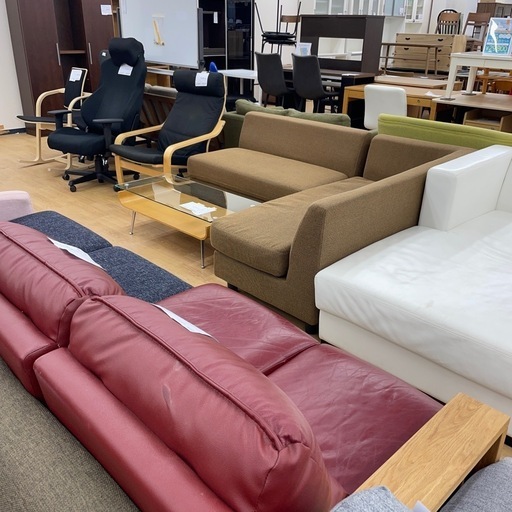 ☆ジモティ割あり☆ 2人掛けソファー クリーニング済み SJ9019