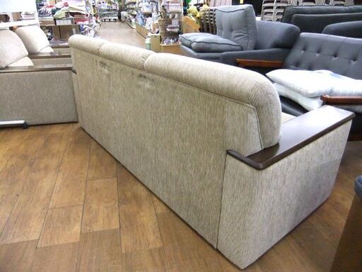 3人掛けソファ 幅182 布製 長椅子 ソファー ファブリック 応接室