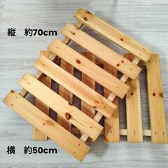 すのこ　DIY　収納　ローラー付き　台車代わりの画像
