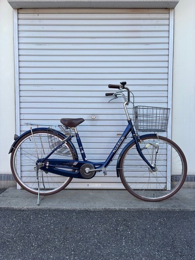 【商談中】　☆前後タイヤ新古品☆   26型　　　LEDオートライトシティーサイクル　防犯登録料込価格︎‼︎