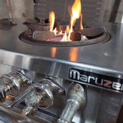 業務用ステンレス3口ガス台