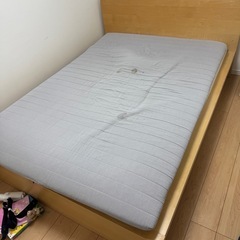 【無料】セミダブルベット　布団一式セット
の画像