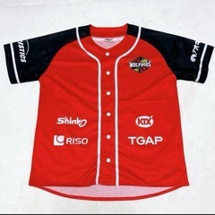 ウルフドッグス名古屋 オリジナルベースボールシャツの画像
