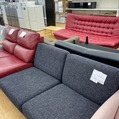 ★ジモティ割あり★   2人掛けソファー　クリーニング済み SJ9012の画像