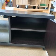 テレビボード ✨テレビ台✨ダークブラウン、状態良、キャスター付【浜村鹿野温泉ICから3分 買取本舗、 宮本リサイクル 営業時間9～19時 定休日水曜のみ←連絡できませんm(_ _)m】の画像
