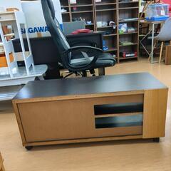 テレビボード ✨テレビ台✨ダークブラウン、状態良、キャスター付【浜村鹿野温泉ICから3分 買取本舗、 宮本リサイクル 営業時間9～19時 定休日水曜のみ←連絡できませんm(_ _)m】の画像