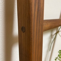 木製飾りはしご 欧風 ナチュラルの画像