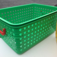 大きい　プラカゴ　おもちゃ入れ等　2個セットの画像