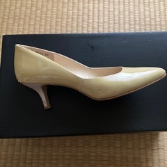 値下げしました　23区　5cmヒールパンプス　23cmの画像