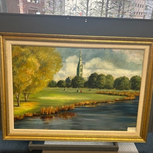 油絵　絵画　大型