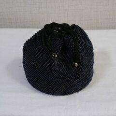 巾着　深青色の画像