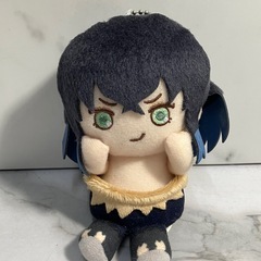 A2504-007 鬼滅の刃 厭夢・伊之助・胡蝶しのぶ  ぬいぐるみ 汚れあり バラ売り不可の画像