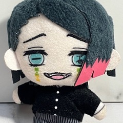 A2504-007 鬼滅の刃 厭夢・伊之助・胡蝶しのぶ  ぬいぐるみ 汚れあり バラ売り不可の画像