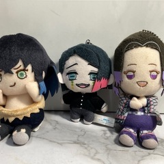 A2504-007 鬼滅の刃 厭夢・伊之助・胡蝶しのぶ  ぬいぐ...