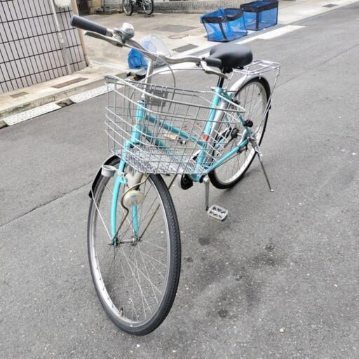 パナソニック クロモリ 青いスポーツサイクル Shimano 3段変速 パナソニック クロモリ 青いスポーツサイクル Shimano 3段変速