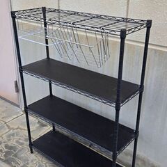 【豊川市民限定/申込：4月10日(木)まで】スチールラック（豊川市清掃事業課・粗大ごみリユース№207）の画像