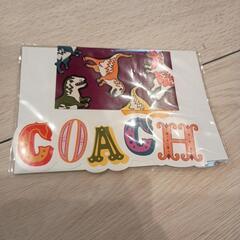 【未開封品】COACH　コーチのステッカーとポストカード