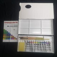 アクリル絵の具セットの画像