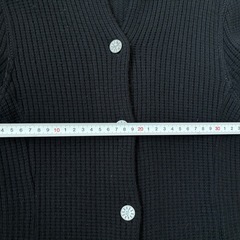 《再値下げ》Ritmo Latino 黒 カーディガン ニットジャケット 長袖の画像