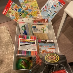 Various Kids Toys and Snacks