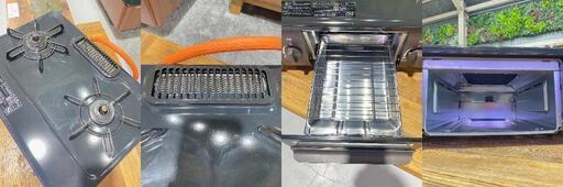 【Paloma パロマ】ガステーブル IC-S37BM 2023年 LPガス用 W56cm クリスタルブラウン 左強火 ガス台 ガスレ