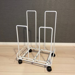 ダンボールストッカー　山善YAMAZEN キャスター付き