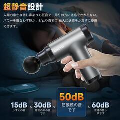  筋膜リリースガン ハンディガン 筋膜リリース 32段階強力振動 4個ヘッド付属 転売OK　倒産品　まとめ売り　ネット商材　アマゾン引き上げ商品　メルカリ　副業の画像