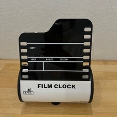 レア　レトロ　フィルム型　デジタル時計の画像
