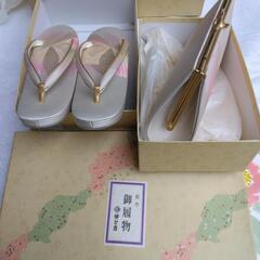 和装バッグ　草履セットの画像