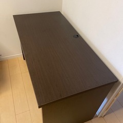 木製　机（電源用穴有り）の画像