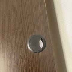 木製　机（電源用穴有り）の画像