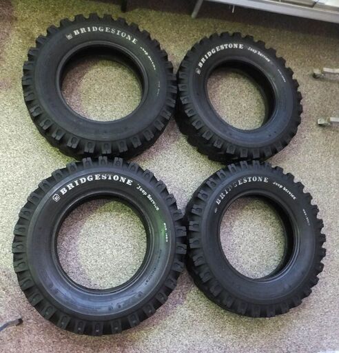 ◆BRIDGSTONE/ブリヂストン◆Jeep Service　MAD＆　7.00×16LT　8PLY　ジムニー　USED